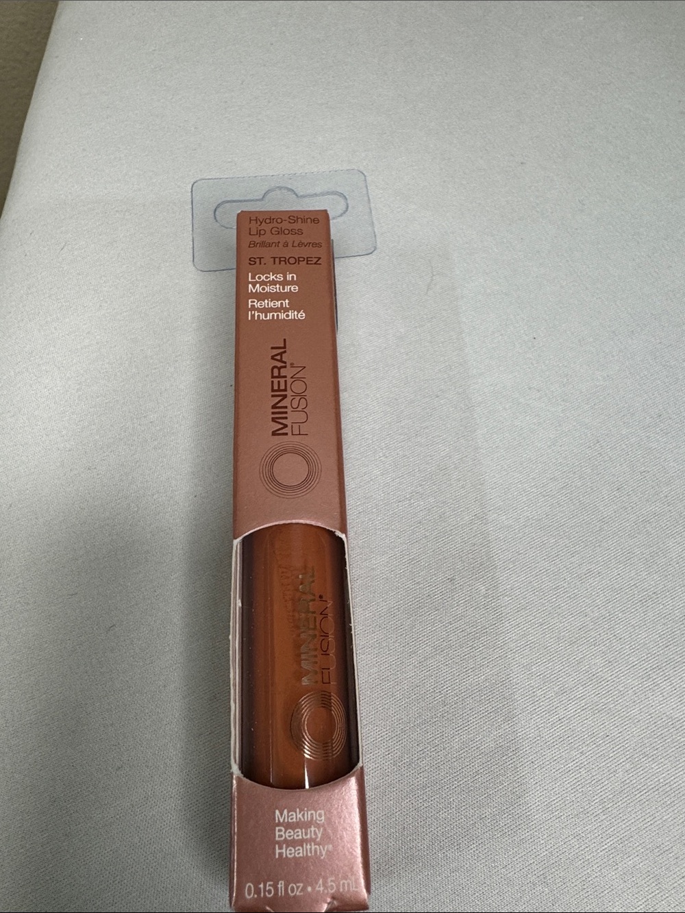 Mineral Fusion Hydro-Shine Lip Gloss St. Tropez (warm brown)